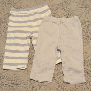 aden + anais Blue and White Striped Kids Bottoms